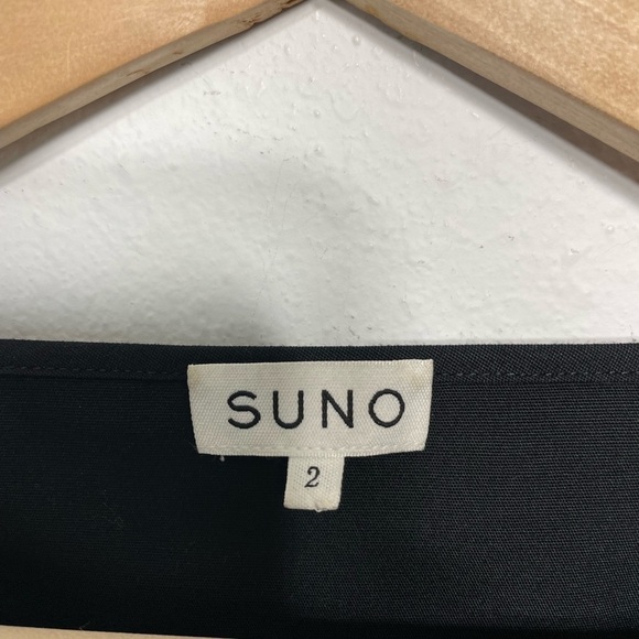 SUNO Bateau Neckline Three-Quarter Sleeve Blouse M246 - Picture 7 of 8